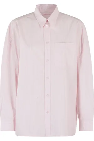 Herskind Femme, Blouses et Chemises, Rose, Taille: 38 FR Chemise Blanche Classique