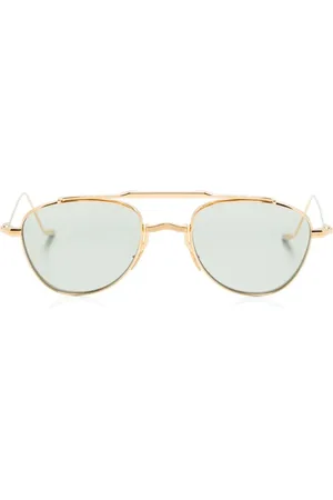 JACQUES MARIE MAGE Unisex, Accessoires, Jaune, Taille: ONE Size Lunettes de Soleil Classiques Noires