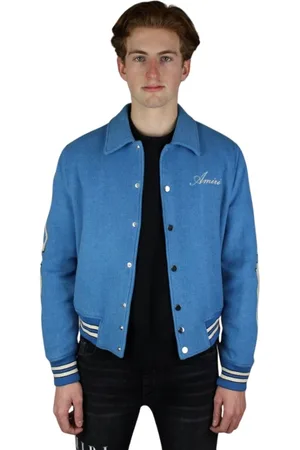 AMIRI Homme, Vestes, Bleu, Taille: L Veste Varsity Bones