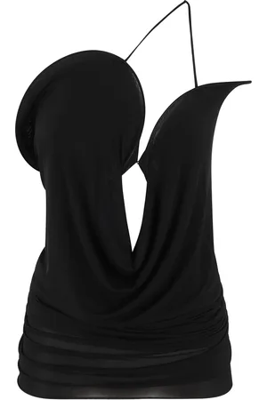 CHRISTOPHER ESBER Femme, Tops, Noir, Taille: 38 FR Robe Wave Coil