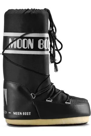 Moon Boot Femme, Chaussures, Noir, Taille: 42 EU Ikon Nylon Bottes