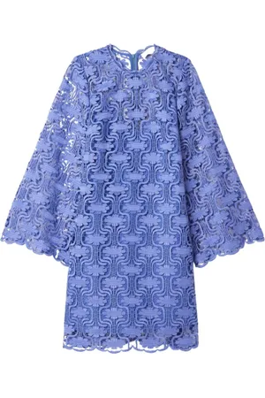 ZIMMERMANN Femme, Robes, Bleu, Taille: 36 FR Robe Tunique en Dentelle