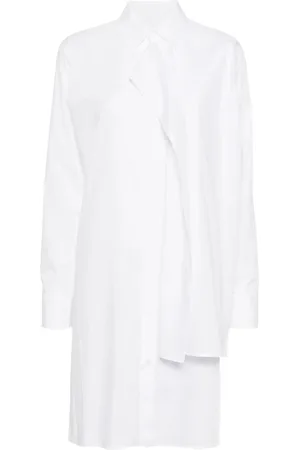 YOHJI YAMAMOTO Femme, Blouses et Chemises, Blanc, Taille: 38 FR Chemisier Blanc à Avant