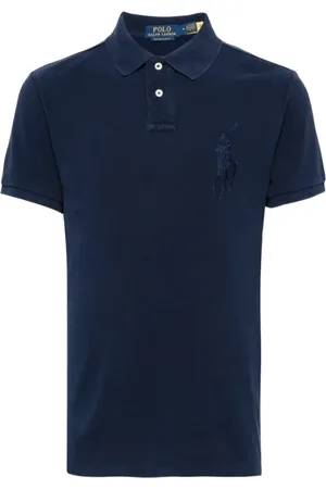 Ralph Lauren Homme, Tops, Bleu, Taille: S Polo à Manches Courtes