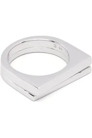 TOM WOOD Femme, Accessoires, Gris, Taille: 58 MM Bague Minimaliste en Argent