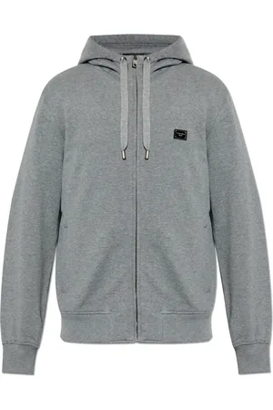 Dolce & Gabbana Homme, Sweatshirts et sweats à capuche, Gris, Taille: M Sweat à capuche