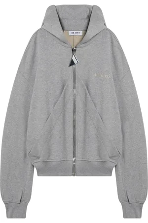 The Attico Femme, Sweatshirts et sweats à capuche, Gris, Taille: 38 FR Sweat à capuche Drop2