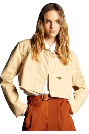 FAY Femme, Vestes, , Taille: 36 FR Veste en toile de coton avec col en velours