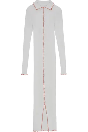 Opéra Sport Femme, Robes, Gris, Taille: 36 FR Robe sans Couture en Coton pour le Jour et la Nuit