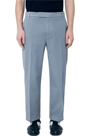 Thom Browne Homme, Pantalons, Gris, Taille: L Pantalon Utilitaire en Coton avec Poches