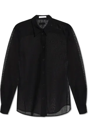 Helmut Lang Femme, Blouses et Chemises, Noir, Taille: 40 FR Chemise transparente