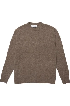 Etudes Homme, Pulls, Brun, Taille: S Pull Col Rond Marron