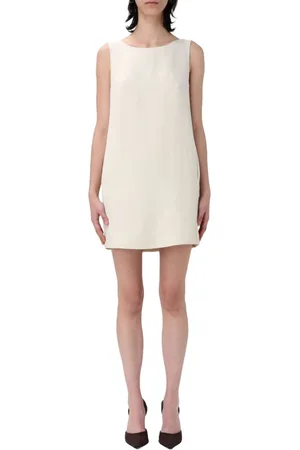 Dondup Femme, Robes, , Taille: 40 FR Robe sans manches en lin avec col en V