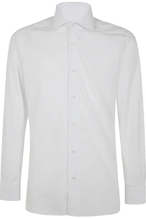 BARBA Homme, Chemises, Blanc, Taille: 3XL Chemise Casual Neck
