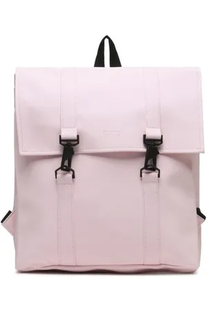 Rains Femme, Sacs, Rose, Taille: ONE Size Sac à dos minimaliste imperméable avec mousquetons