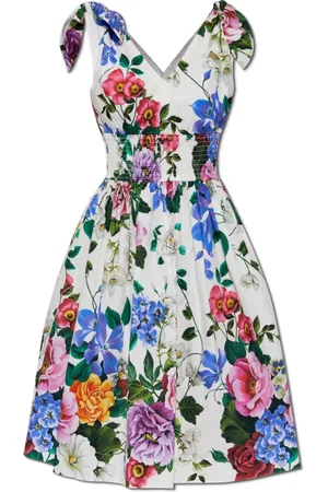 Dolce & Gabbana Femme, Robes, Multicolore, Taille: 40 FR Robe avec motif floral