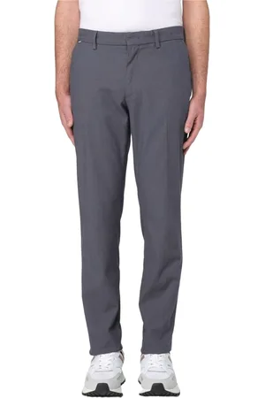 HUGO BOSS Homme, Pantalons, Bleu, Taille: 4XL Pantalon Slim Fit en Coton
