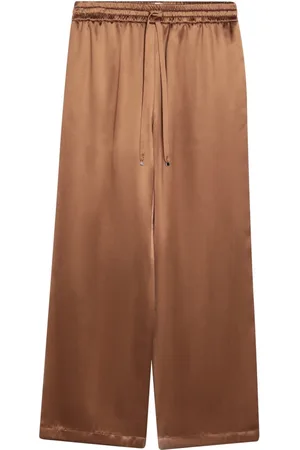 Dolce & Gabbana Femme, Pantalons, Brun, Taille: 40 FR Pantalon coupe droite