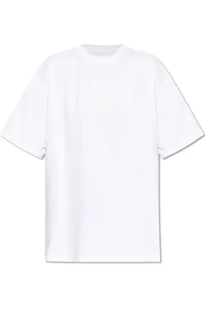 Maison Margiela Femme, Tops, Blanc, Taille: 38 FR T-shirt avec logo