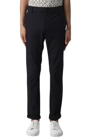 Dondup Homme, Pantalons, Noir, Taille: W30 Pantalon Casual Slim Fit en Coton Noir