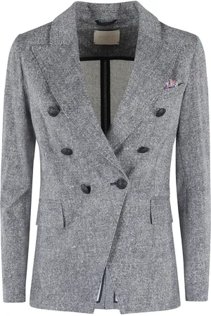 Circolo Femme, Vestes, Bleu, Taille: 36 FR Chemise Style Piquet