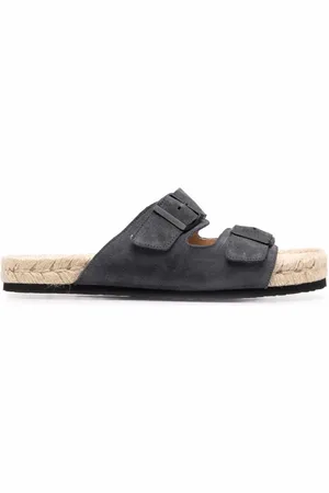 MANEBI Homme, Chaussures, Gris, Taille: 41 EU Sandales Grises pour un Look Élégant