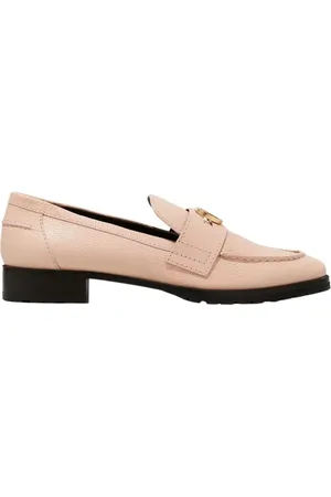 Maison Skorpios Femme, Chaussures, Rose, Taille: 38 EU Mocassins roses Brooklyn avec détail doré
