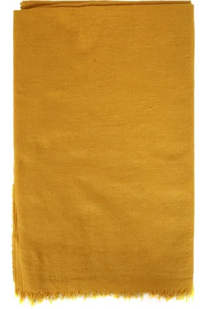DESTIN Femme, Accessoires, Jaune, Taille: ONE Size Écharpe de Luxe en Cachemire et Soie