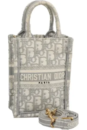 Dior Femme, Pre-owned, Blanc, Taille: ONE Size Pre-owned Toile cabas