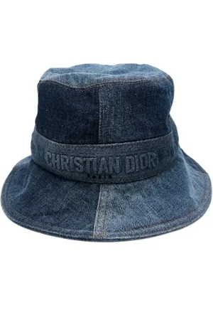 Dior Femme, Pre-owned, Bleu, Taille: ONE Size Pre-owned Denim chapeaux