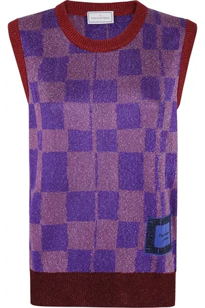 PIERRE-LOUIS MASCIA Femme, Pulls, Multicolore, Taille: 38 FR Gilet Tricot