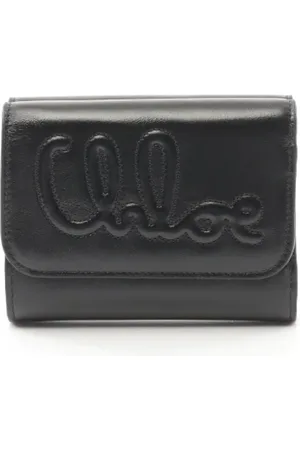 Chloé Femme, Pre-owned, Noir, Taille: ONE Size Pre-owned Cuir petite-maroquinerie