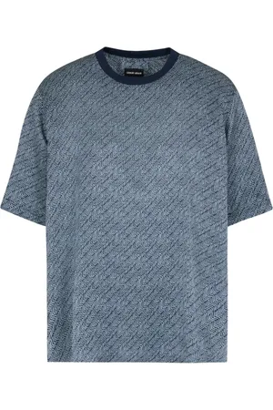 Giorgio Armani Homme, Tops, Gris, Taille: S Chemise Casual en Coton pour Homme