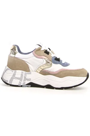 Voile blanche Femme, Chaussures, , Taille: 39 EU Baskets Beiges Design Chic Urbain
