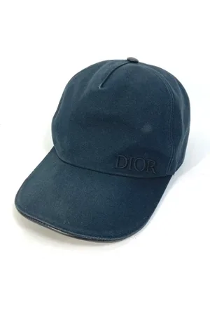 Dior Femme, Pre-owned, Noir, Taille: ONE Size Pre-owned Coton chapeaux