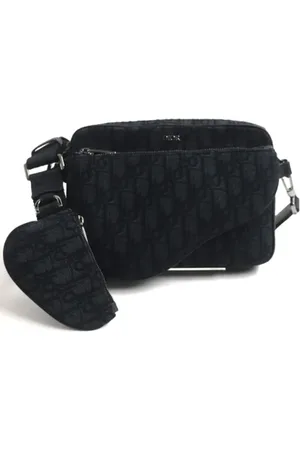 Dior Homme, Pre-owned, Noir, Taille: ONE Size Pre-owned Toile sacs-dior