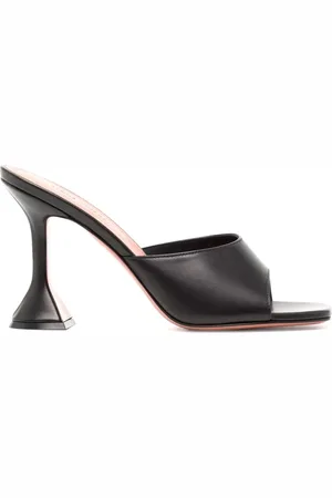 Amina Muaddi Femme, Chaussures, Brun, Taille: 40 EU Mules café pour femmes