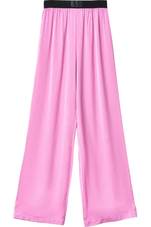 GAËLLE Femme, Pantalons, Rose, Taille: 36 FR Pantalon Rose Style Élégant