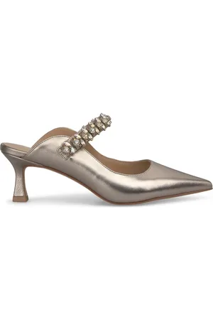 Alma en Pena Femme, Chaussures, Jaune, Taille: 38 EU Mule à talon moyen