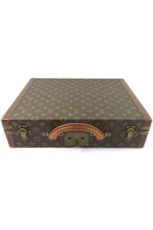 LOUIS VUITTON Femme, Pre-owned, Brun, Taille: ONE Size Pre-owned Toile sacoches-mallettes