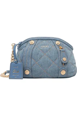 Liu Jo Femme, Sacs, Bleu, Taille: ONE Size Sac bandoulière en denim bleu avec fermeture éclair