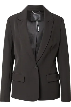 Guess Femme, Vestes, Noir, Taille: 42 FR Vestes noires avec fermeture latérale