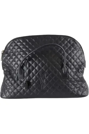 Saint Laurent Femme, Pre-owned, Noir, Taille: ONE Size Pre-owned Cuir sacs-de-voyage