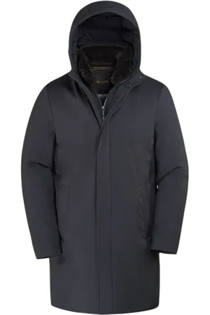 MOORER Homme, Manteaux, Bleu, Taille: S Vannes-Ads