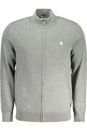 Timberland Homme, Pulls, Gris, Taille: L Pull en coton gris