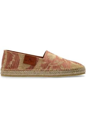 Etro Homme, Chaussures, Rouge, Taille: 40 EU Espadrilles avec Logo