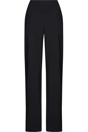 Nensi Dojaka Femme, Pantalons, Noir, Taille: 40 FR Pantalon noir sur mesure avec fentes