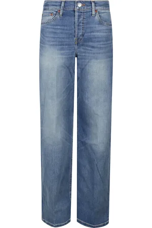 RE/DONE Femme, Jeans, Bleu, Taille: W27 Jean Large