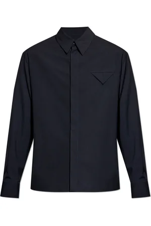 Bottega Veneta Homme, Chemises, Bleu, Taille: XL Chemise en laine