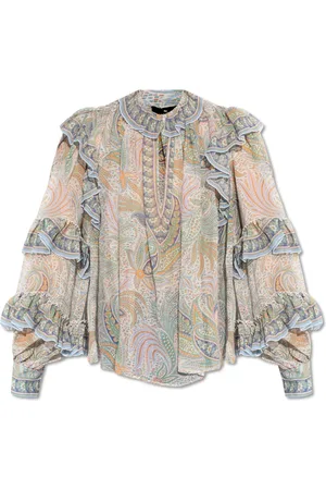 Etro Femme, Blouses et Chemises, Multicolore, Taille: 36 FR Chemise en soie